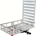 2025 Portaequipajes de aluminio con rampa de 119 cm para enganche – 1 pieza
