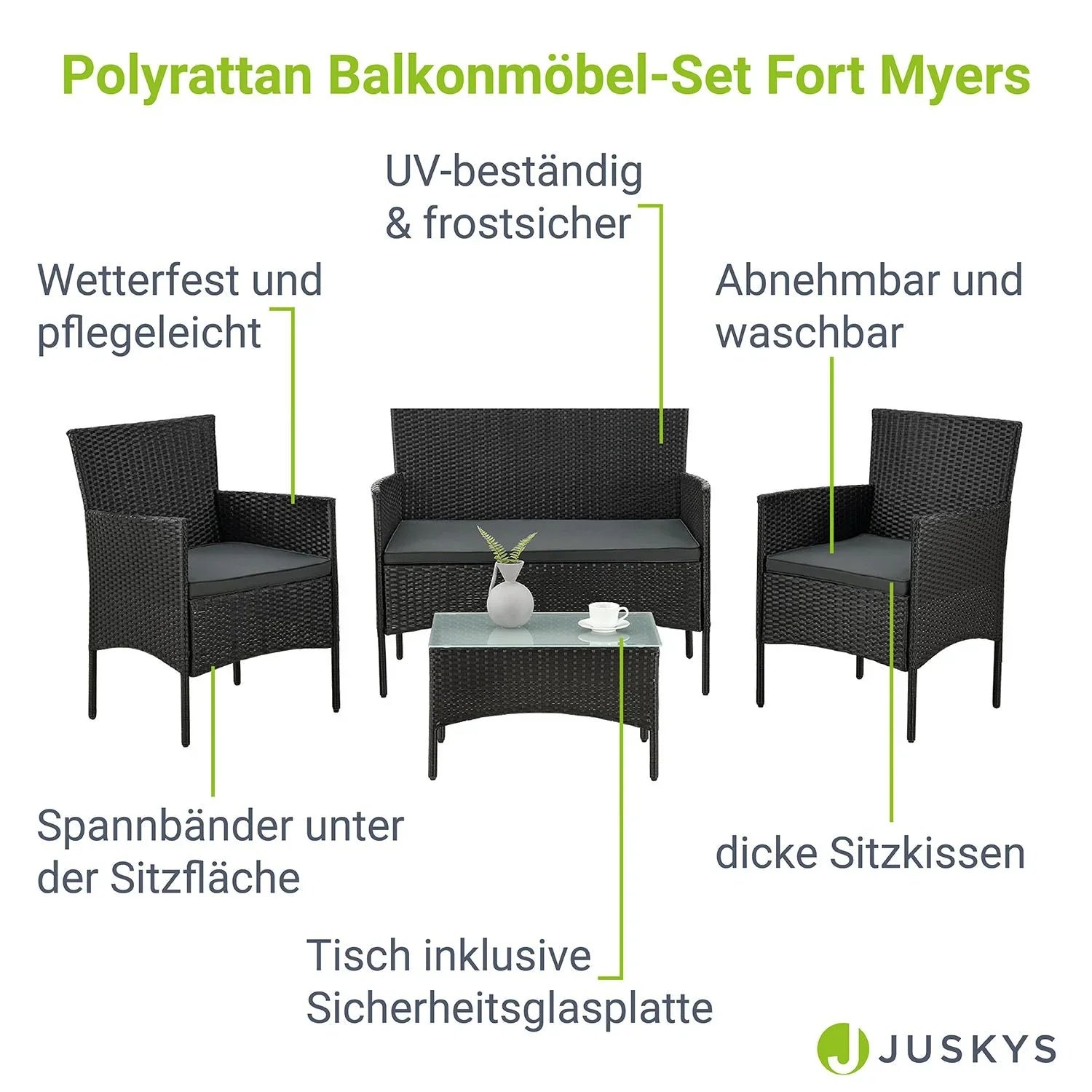 2025 Conjunto de salón de poliratán Fort Myers