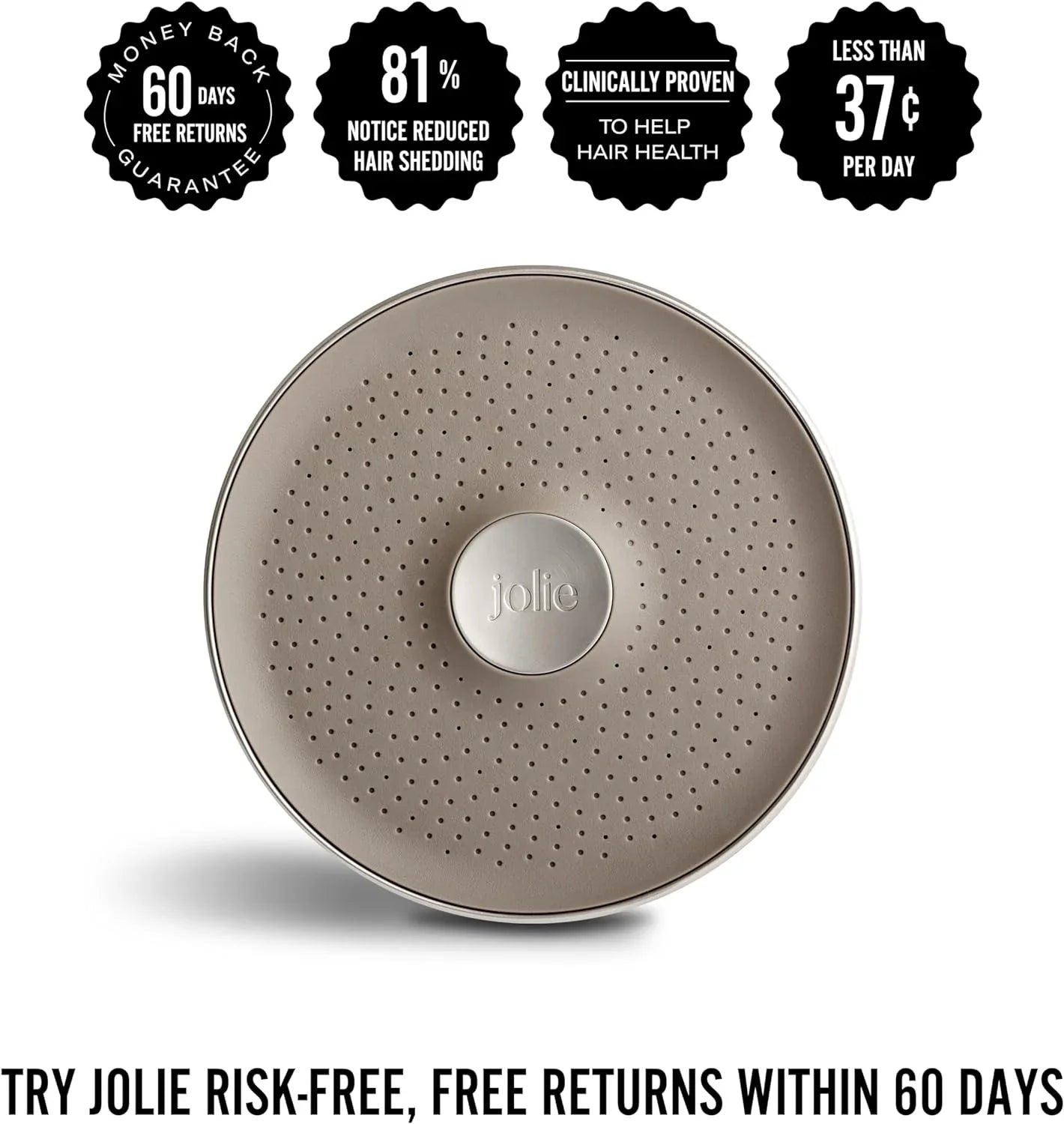 Jolie Skin Co Cabezal de Ducha Filtrado - Negro Azabache