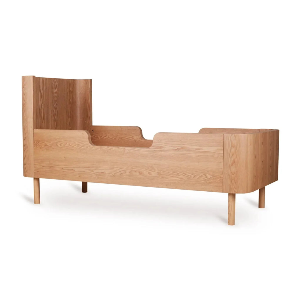 2025 Kit junior Quax Hai No Ki – Extensión para cama junior 170 x 70 cm | Extensión para cama 140 x 70 cm | Fresno certificado FSC y MDF | Incluye extensión de somier de lamas, sin colchón