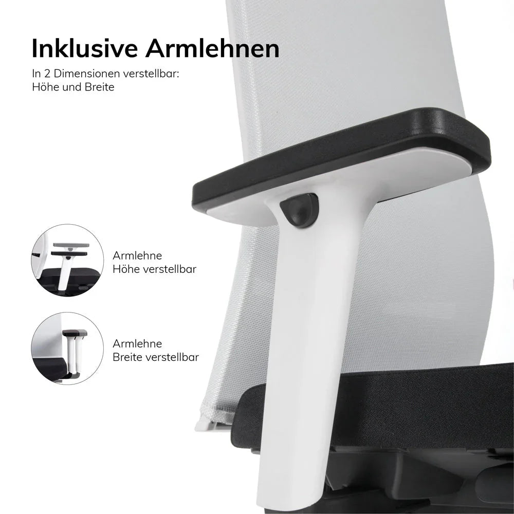 2025 Silla de Oficina Ergonómica con Respaldo de Malla lento Agilis Matrix MT12 EDICIÓN ESPECIAL Pure Black