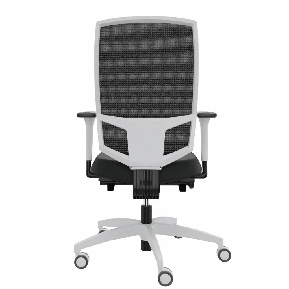 2025 Silla de Oficina Ergonómica Dauphin @JUST EVO MESH WHITE AJ 5776_SLP