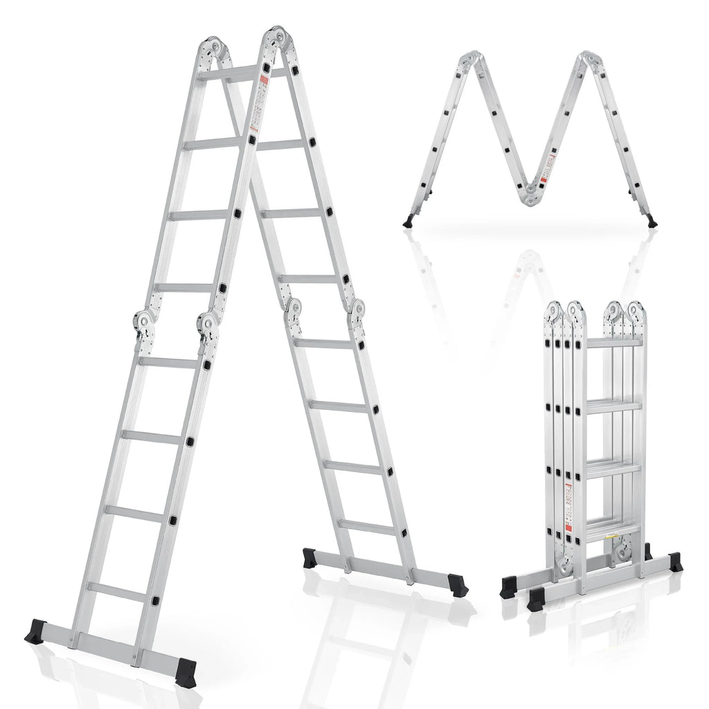 2025 Escalera multifuncional de aluminio 3,6 m – Versátil, estable y compacta