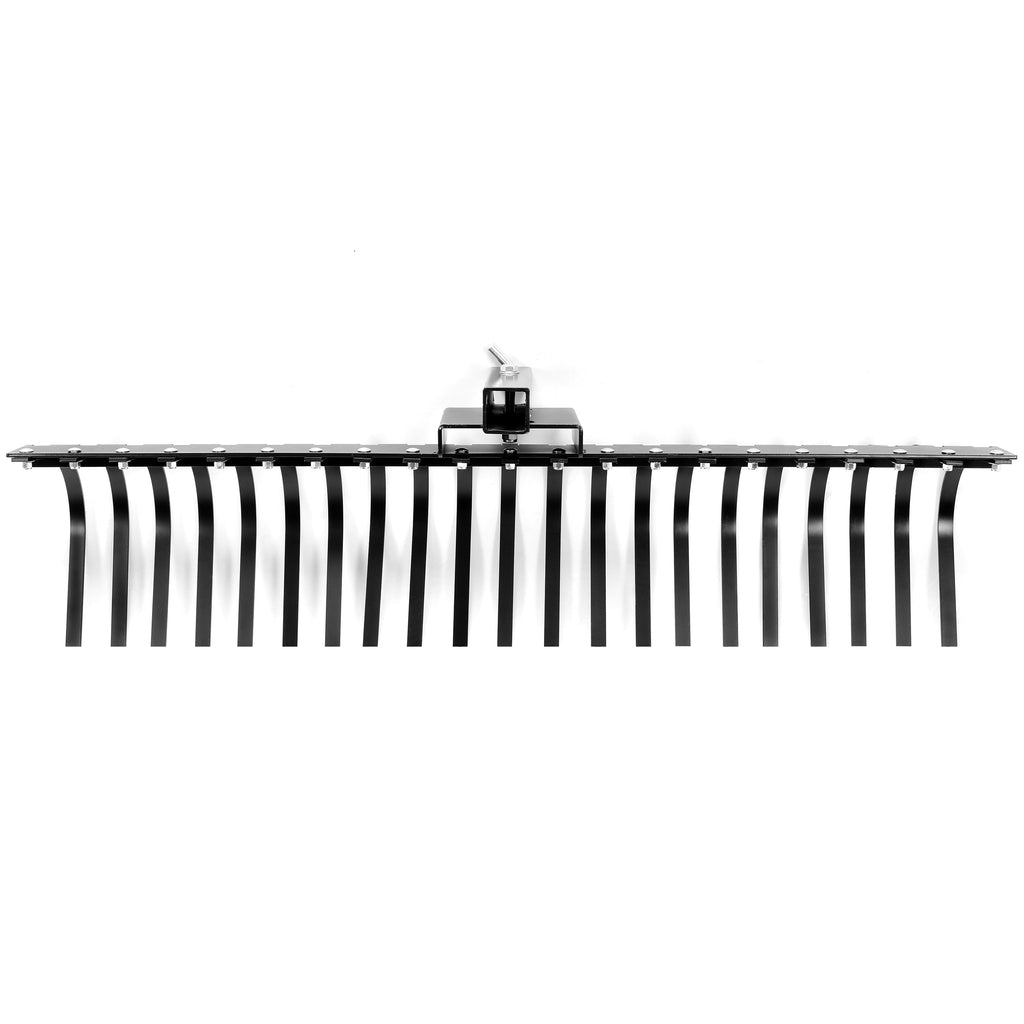 Rastrillo Paisajístico Kojem de 60 Pulgadas para ATV, UTV, SxS, Limpieza de Jardín, Patio y Playa con Barra de Herramienta de 48" o 60" y Sistema de Enganche de 3 Puntos