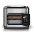 2025 Ninja Combi Multicooker 12 en 1, Horno y Freidora de Aire Caliente, 12 Funciones de Cocción, Air Fryer y Parrilla, Preparación en 15 Min*, con Plancha, Sartén, Rejilla Crisper, Guía de Recetas, Gris, SFP700EU