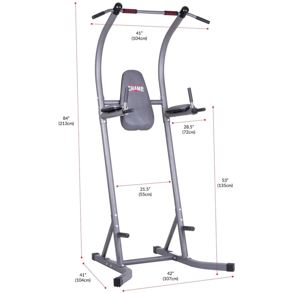 Estación de musculación multifuncional Body Champ PT620 para entrenamiento de la parte superior del cuerpo