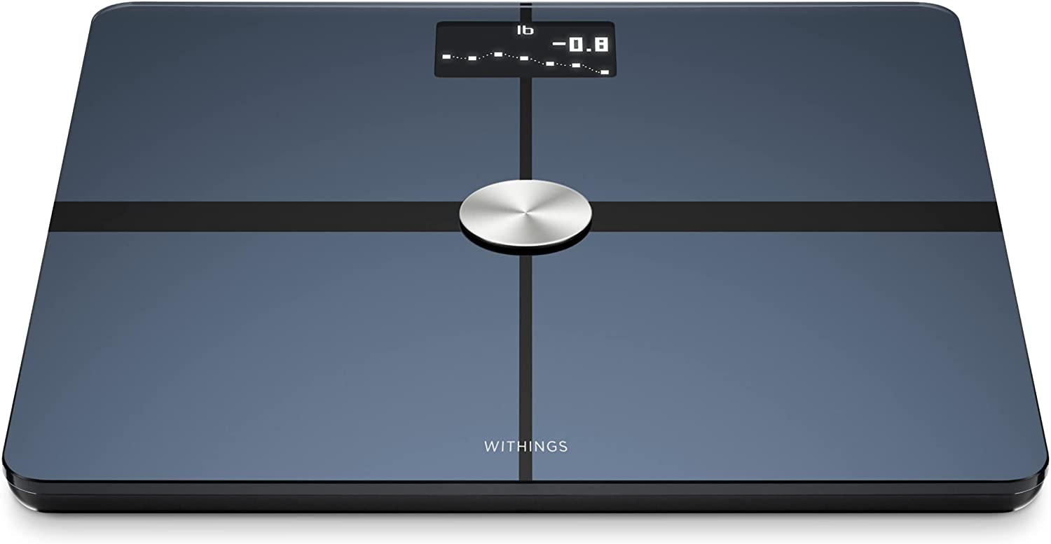 2025 Withings Body+ - Báscula Digital Wi-Fi Inteligente con Sincronización Automática a la App del Smartphone