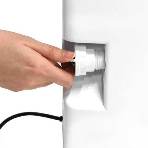 Deshumidificador Ivation de 30 pintas con certificación Energy Star – incluye humidistato programable, conector para manguera, apagado/reinicio automático, temporizador, ruedas y filtro de aire lavable.