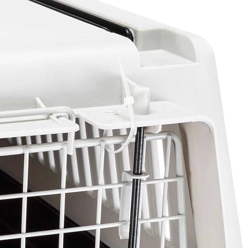 2025 Atlas 40 – Transportín para perro de tamaño mediano, seguro, ventilado y conforme a la normativa IATA. Con asa práctica, comedero y accesorios opcionales