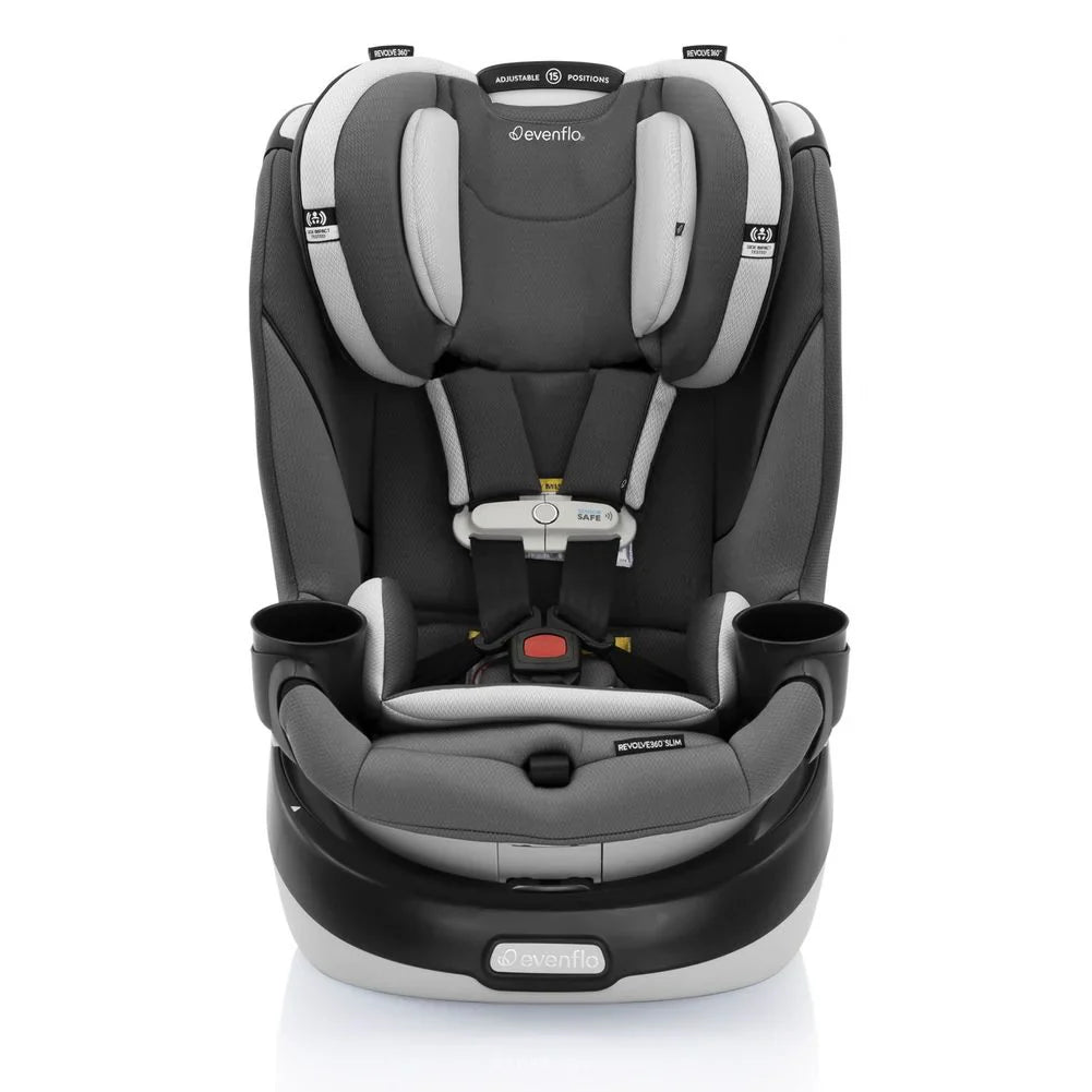 2025 Evenflo GOLD Revolve360 Slim Asiento de Coche Giratorio 2 en 1 con SensorSafe
