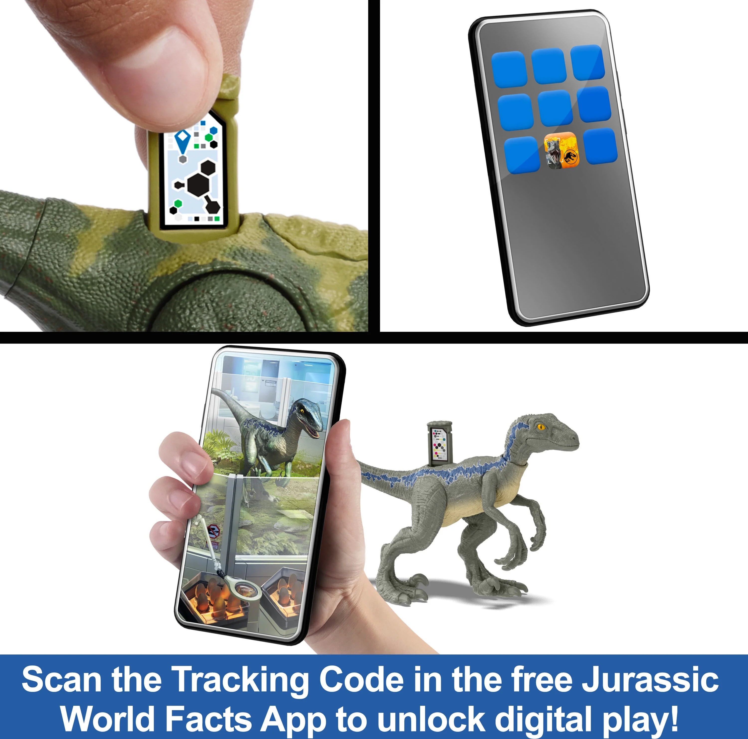 Figura de Dinosaurio Orkoraptor Jurassic World Wild Roar con Sonidos
