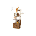 Árbol Moderno para Gatos Rascador para Gatos con Arenero Cojines Lavables