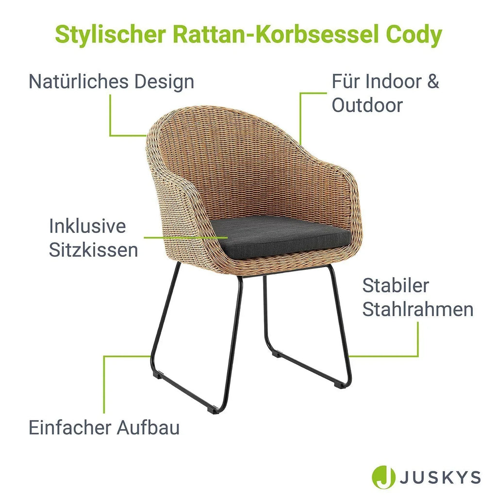 2025 Sillones de ratán Cody