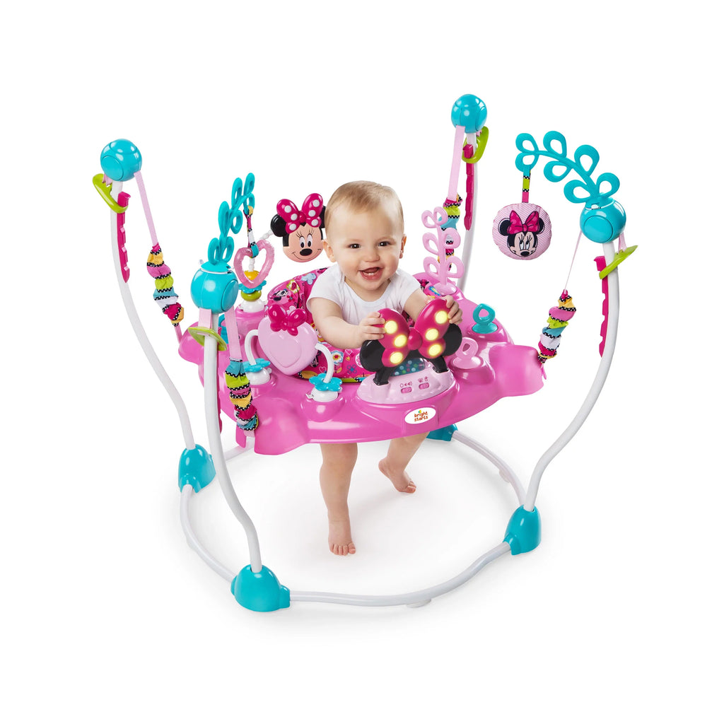 2025 Bright Starts Disney Baby Minnie Mouse PeekABoo transat d’activité avec lumières et musique, dès 6 mois