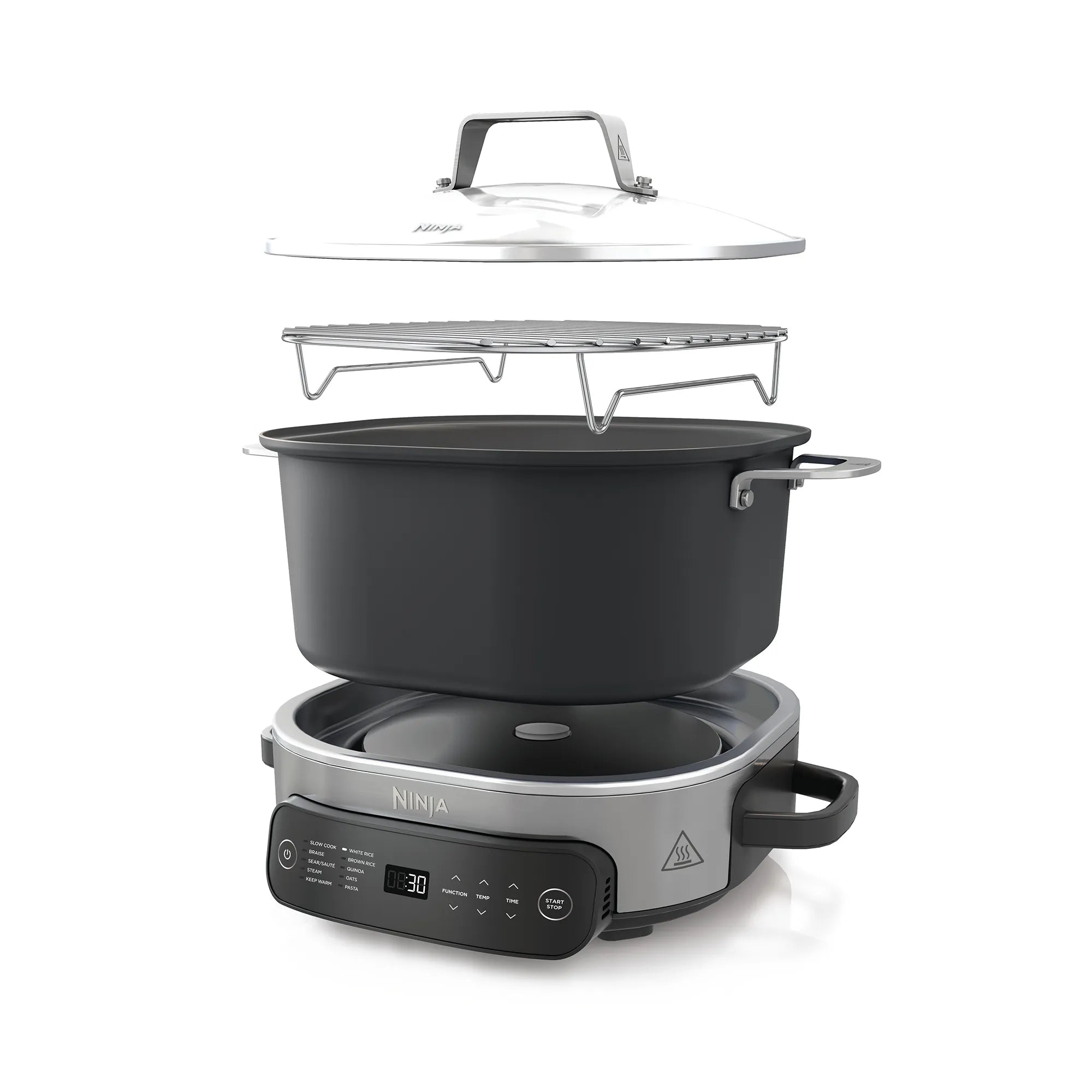 2025 Descubre el Ninja® Foodi® PossibleCooker™ Pro – el PossibleCooker™ versátil para el día a día, que reemplaza 10 aparatos y utensilios de cocina.