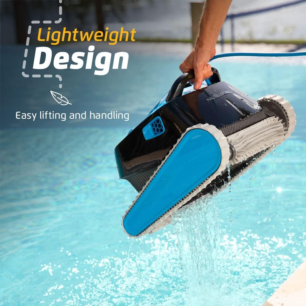 2025 Limpiador Robótico de Piscina Dolphin Nautilus CC para Piscinas de hasta 33 Pies – Cepillo de Escalado de Paredes