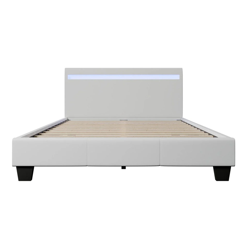 2025 Cama tapizada Verona 120x200 cm en blanco