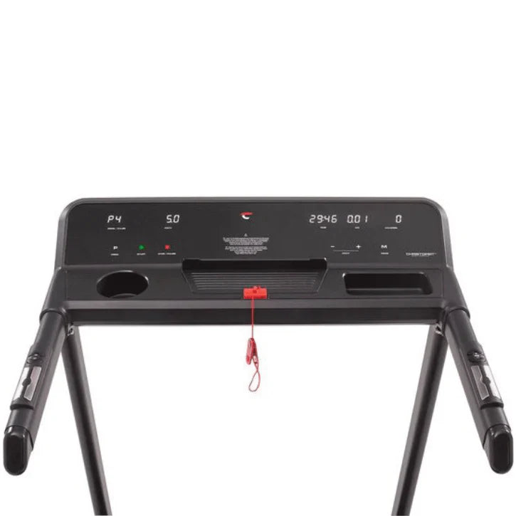2025 Cinta de correr CS 4000 – 12 programas, compatible con Kinomap y superficie amortiguada para las articulaciones