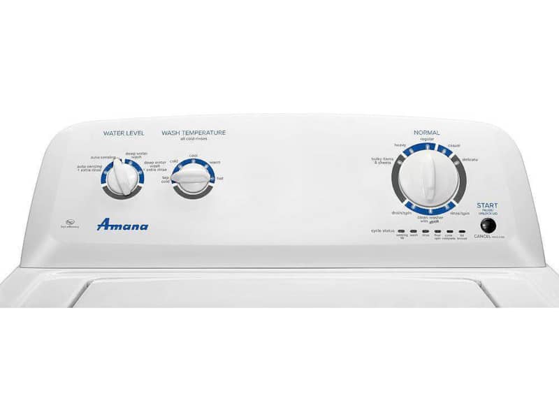 Lavadora Amana | Carga Superior Blanca de 3.5 pies cúbicos
