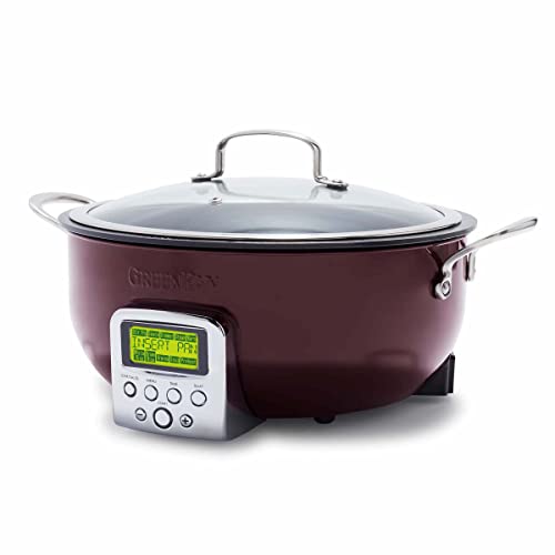 2025 GreenPan Essential Stir Fry Eléctrico, Apta para Lavavajillas