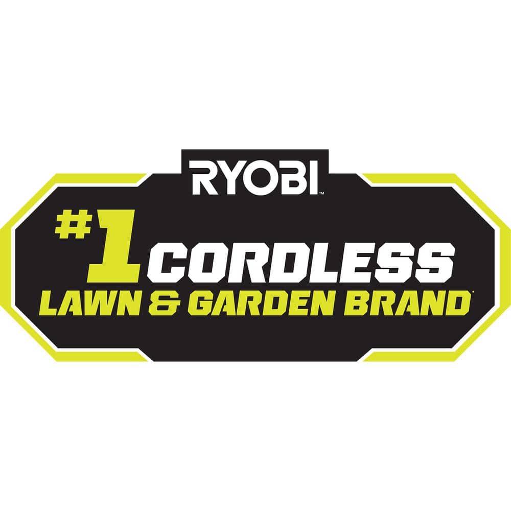 2025 Recortadora de Hilo Inalámbrica Ryobi ONE+ 18V Brushless de 15 Pulgadas con Batería de 4.0 Ah y Cargador P20110