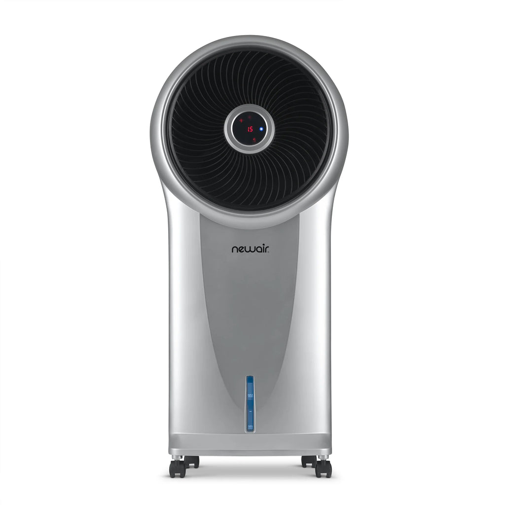 2025 Newair® Enfriador de Aire Evaporativo y Ventilador Portátil 470 CFM – Plateado