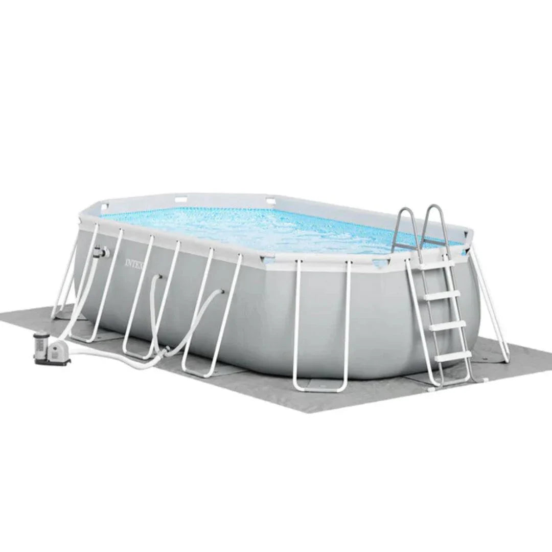 2025 Piscina Elevada Intex Prism Frame™ Ovalada 16,6 x 9 pies x 48"