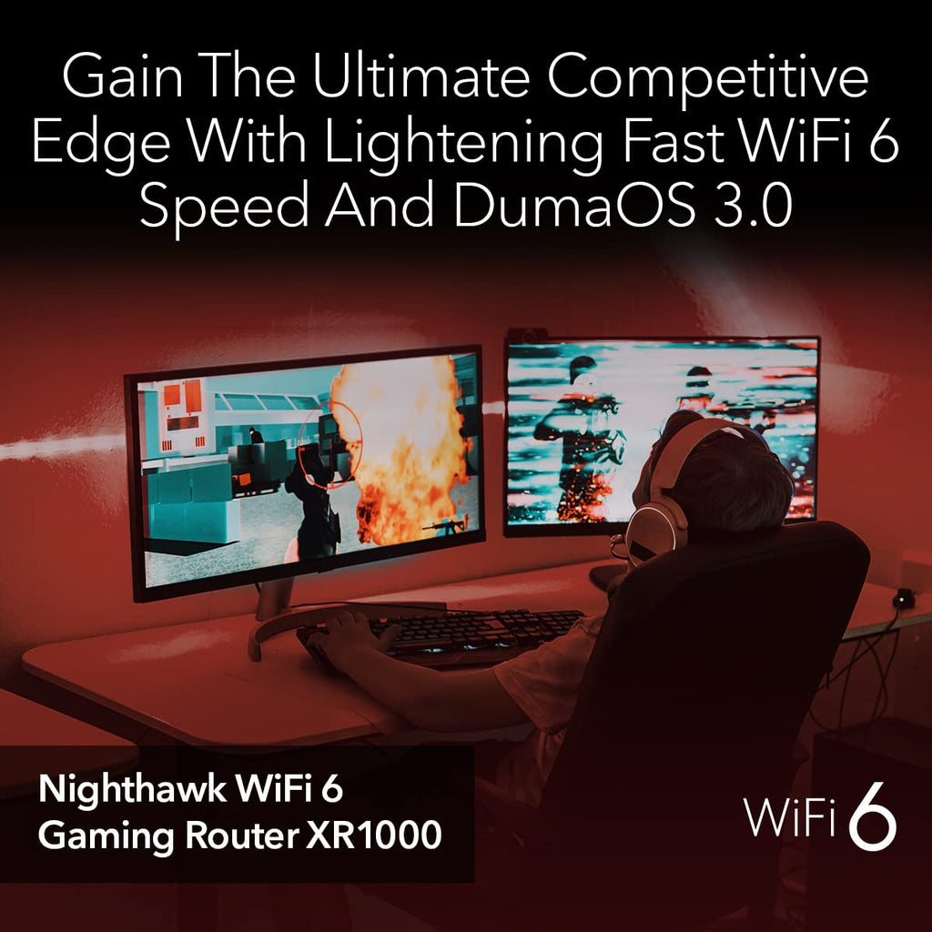 2025 Enrutador NETGEAR Nighthawk Gaming de 6 transmisiones