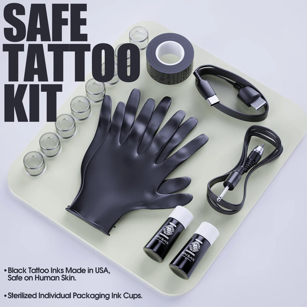 Kit de Inicio Dragonhawk S1 Máquina de Tatuaje en Forma de Bolígrafo