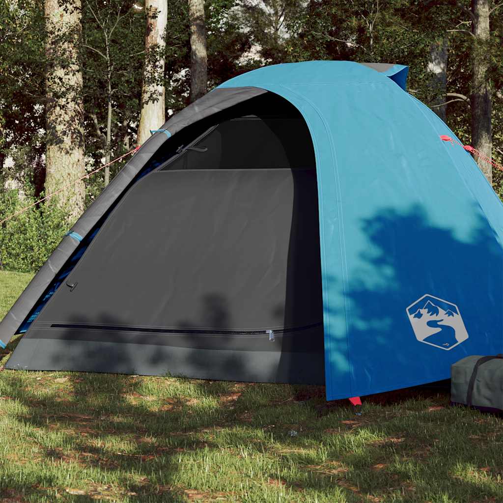 2025 Tienda de campaña iglú para 4 personas impermeable azul V8049