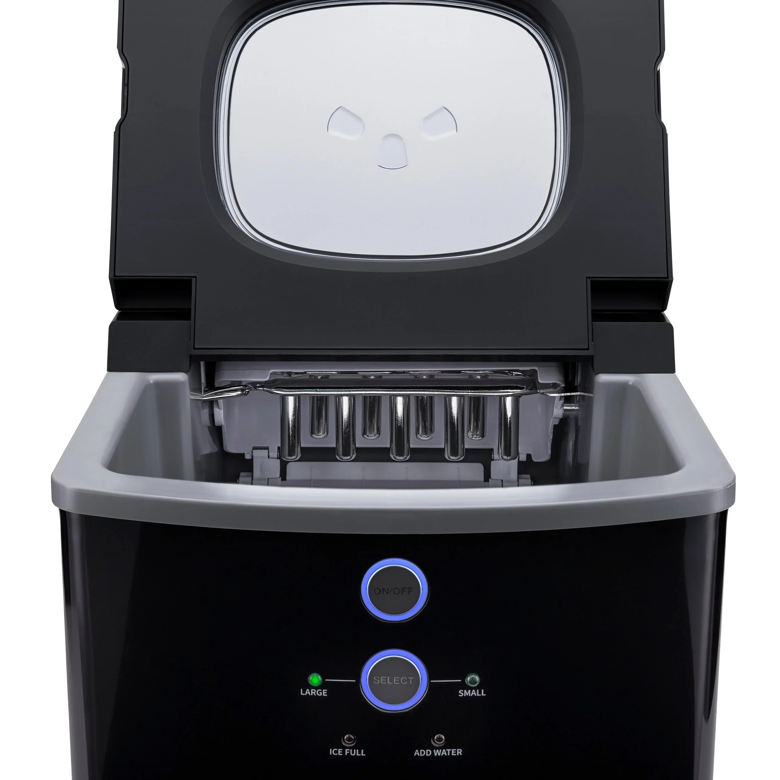 2025 Máquina de Hielo de Encimera Newair® – Cubos de Hielo en Forma de Bala, Negro
