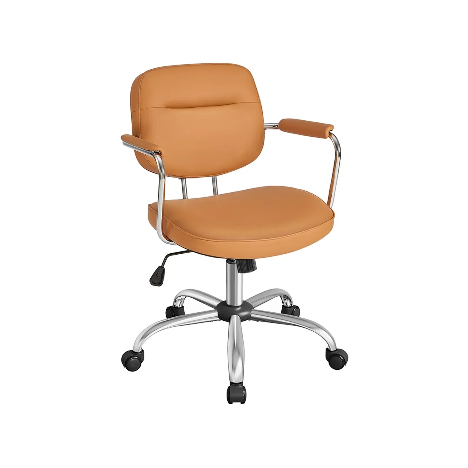 Silla de Escritorio Giratoria Ergonómica Altura Ajustable Negro Tinta