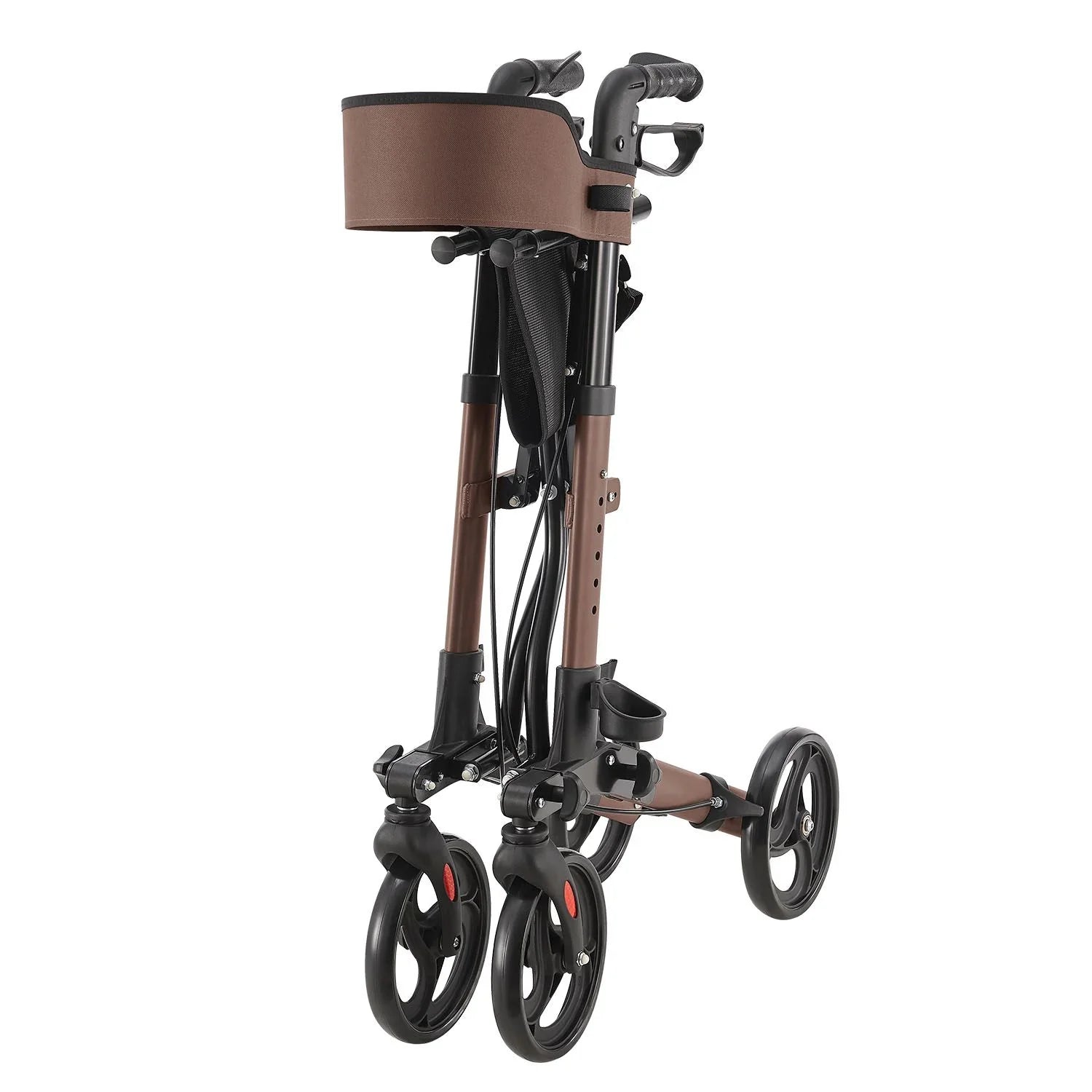 2025 Andador de aluminio Vital con asiento – Ligero, plegable y seguro