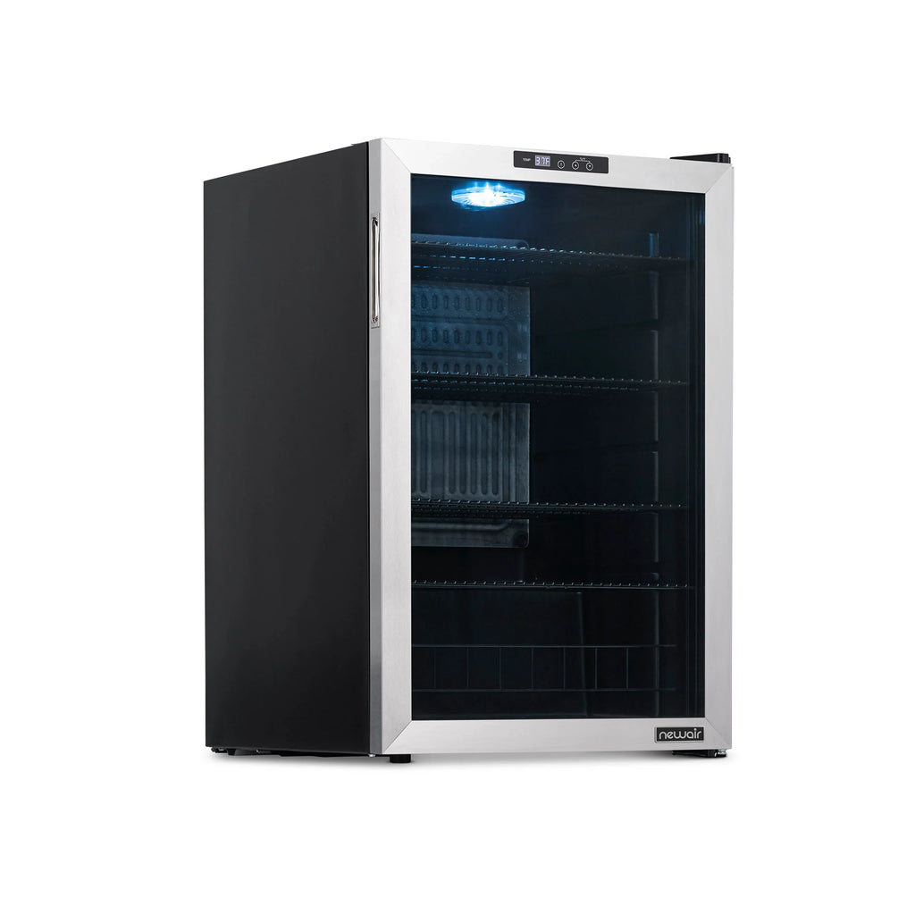 2025 Newair® Refrigerador de Bebidas Independiente en Acero Inoxidable – 160 Latas – 21,3"