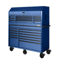 2025 Husky Caja de Herramientas Combinada con Ruedas de 23 Cajones – 56 plg (An) x 22 plg (Pr) en Azul Mate