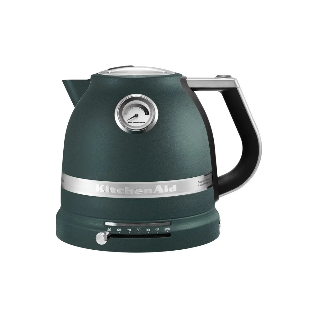 2025 Set de desayuno KitchenAid Artisan con hervidor 5KEK1522, tostadora de 2 ranuras 5KMT2204 y soporte para panecillos