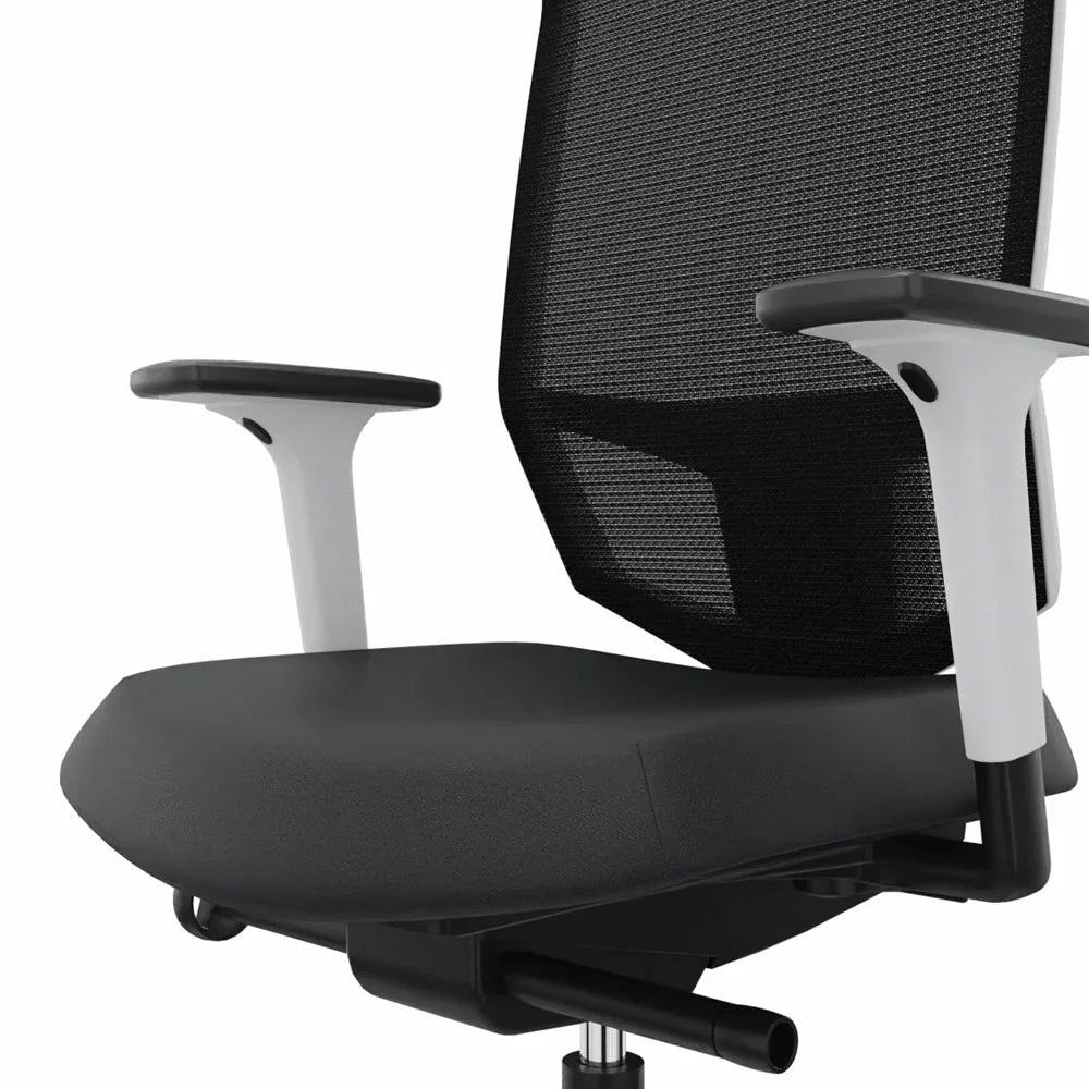 2025 Silla de Oficina Ergonómica Dauphin @JUST EVO MESH WHITE AJ 5776_SLP