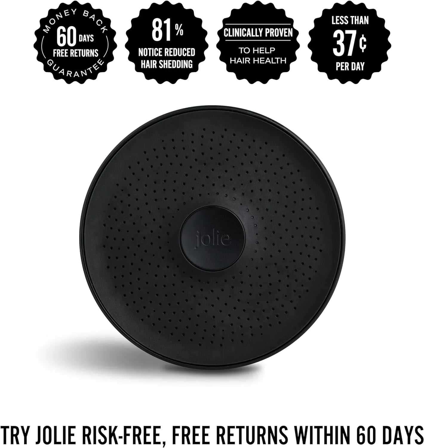 Jolie Skin Co Cabezal de Ducha Filtrado - Negro Azabache