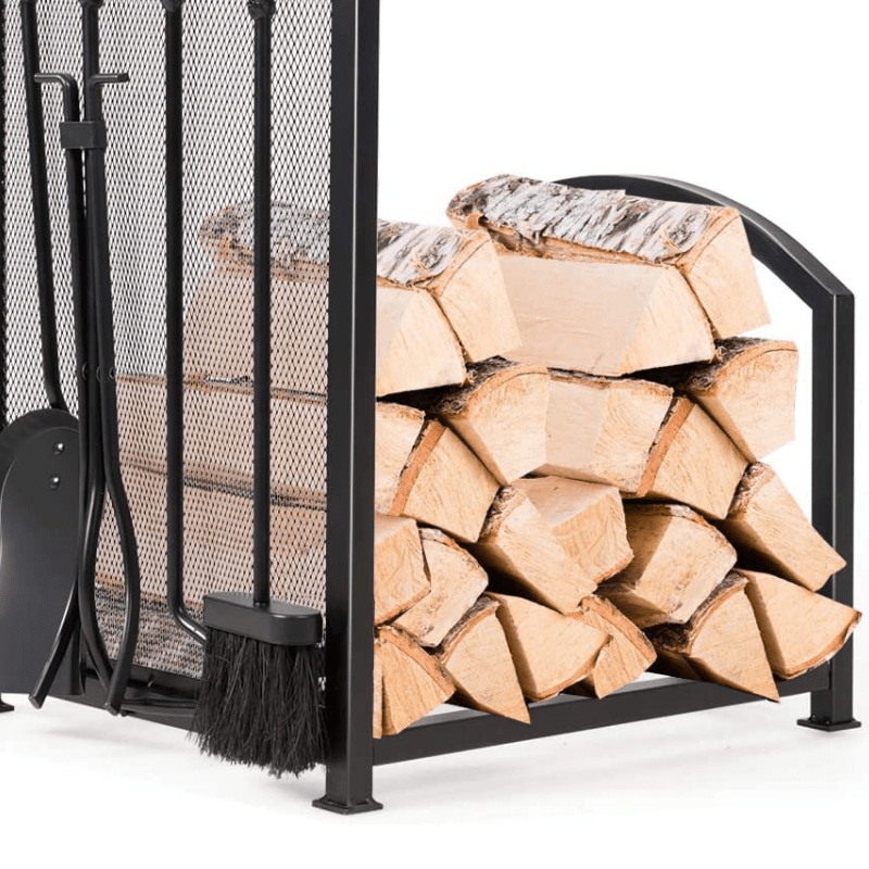 Soporte de leña premium resistente de 69,85 cm