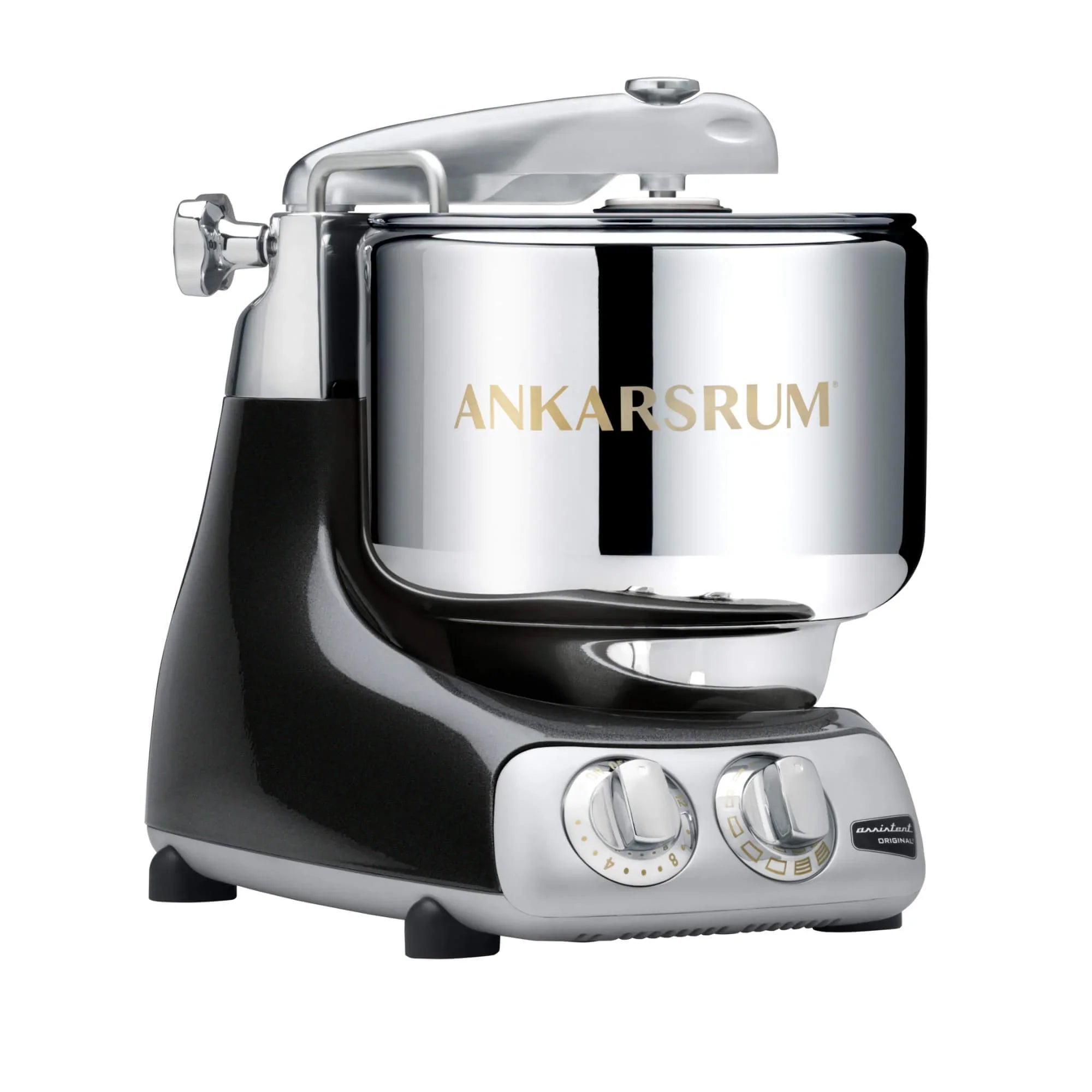 2025 Ankarsrum Assistent Original 6230 – robot de cocina multifuncional con diseño retro, bol de acero inoxidable 7L, motor de 1500W, accesorios variados, fabricación artesanal sueca, garantía de 7 años