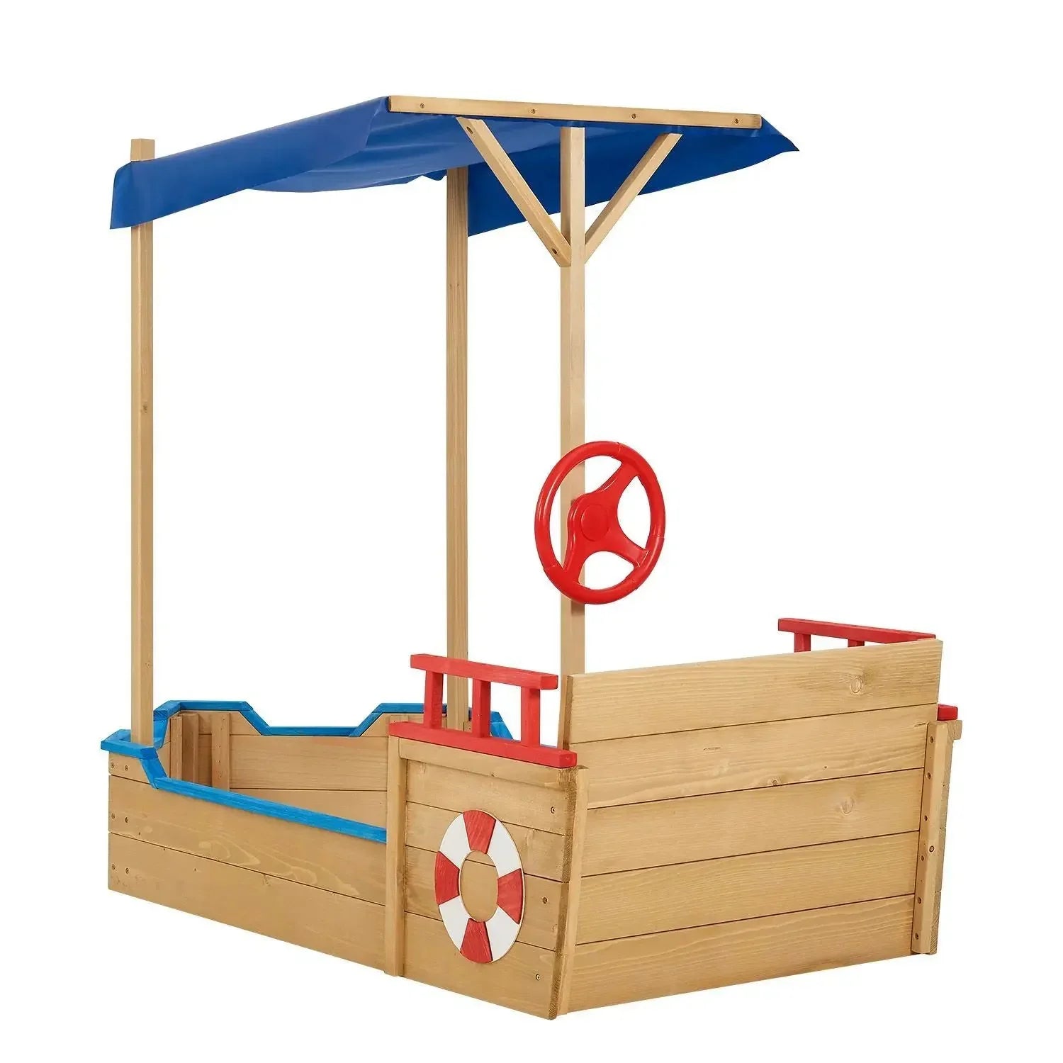 2025 Caja de arena Käpt’n Pit - Barco pirata de madera