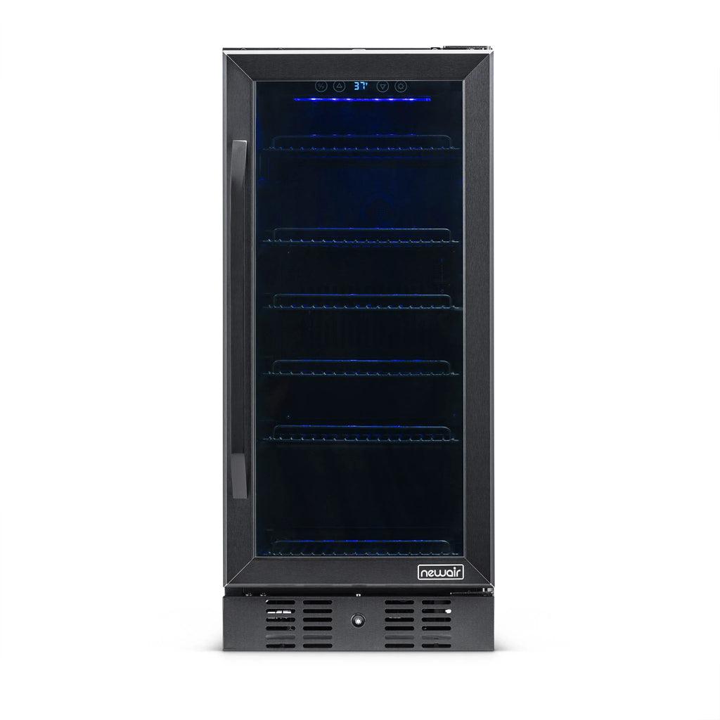 2025 Newair® Refrigerador Empotrable Negro para Bebidas – 96 Latas – 15 Pulgadas