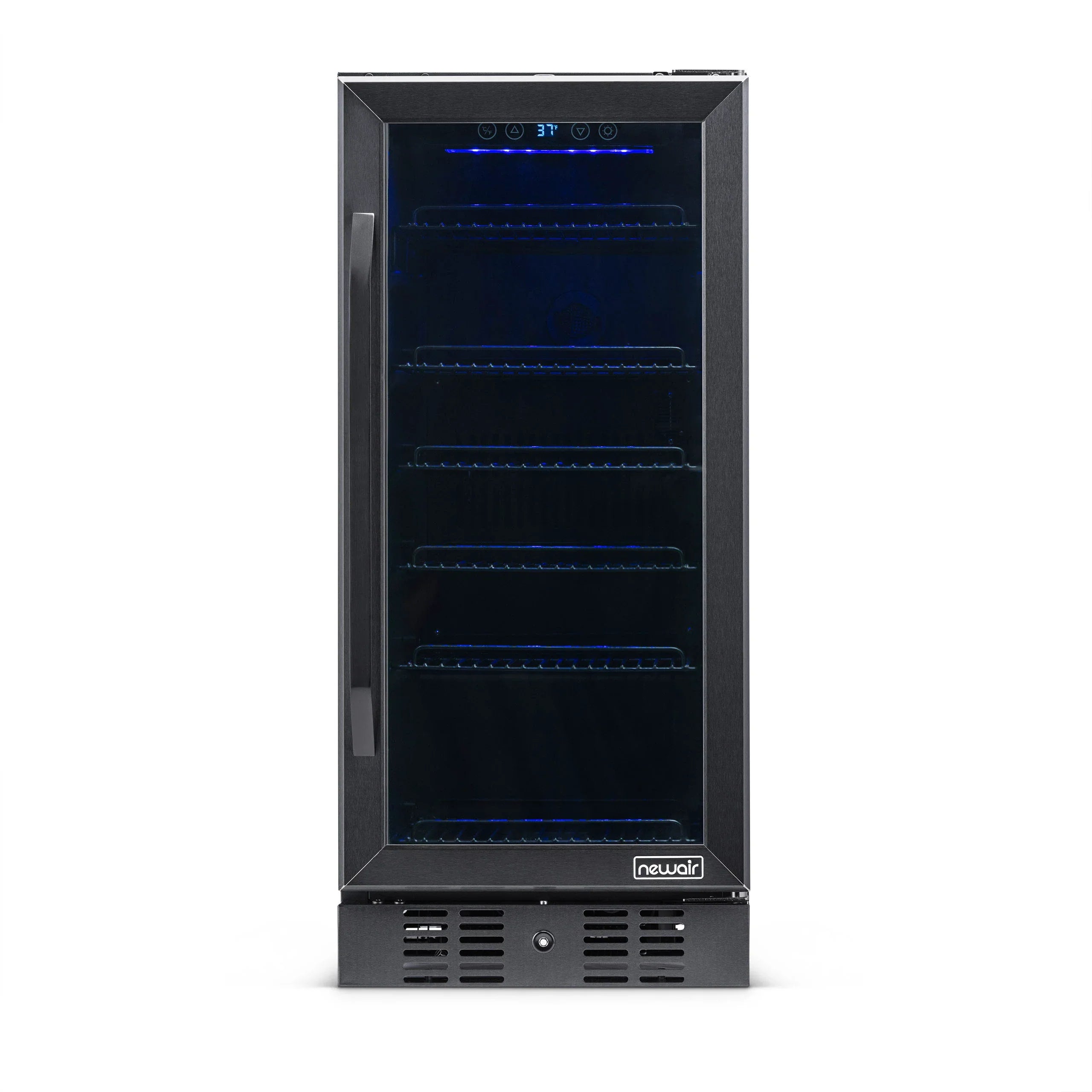 2025 Newair® Refrigerador Empotrable Negro para Bebidas – 96 Latas – 15 Pulgadas