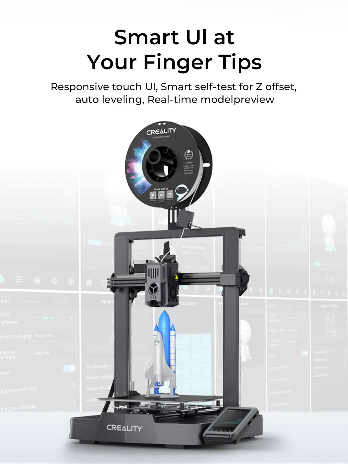 2025 Creality Ender-3 V3 KE Impresora 3D, Velocidad Alta de 500 mm/s