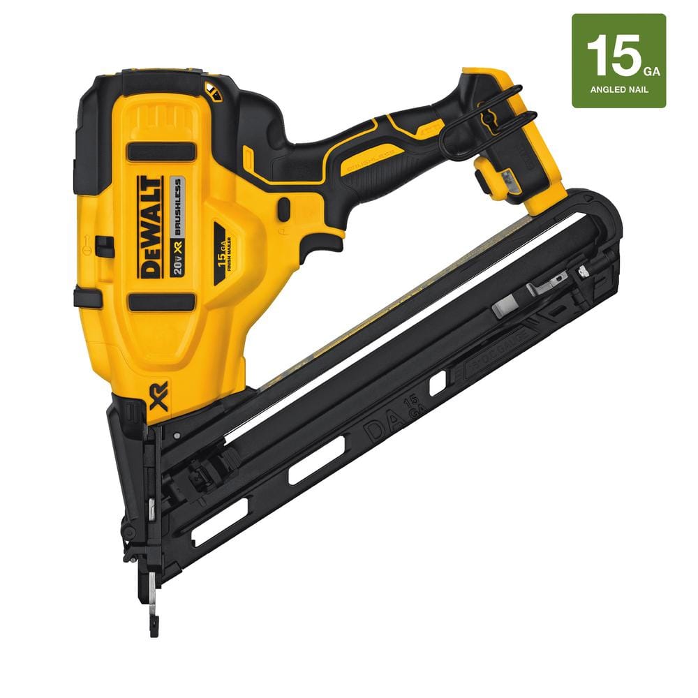 2025 Clavadora Angular de Acabado de 15 Ga. Inalámbrica 20V MAX XR de Ion-Litio (Solo Herramienta) DCN650B