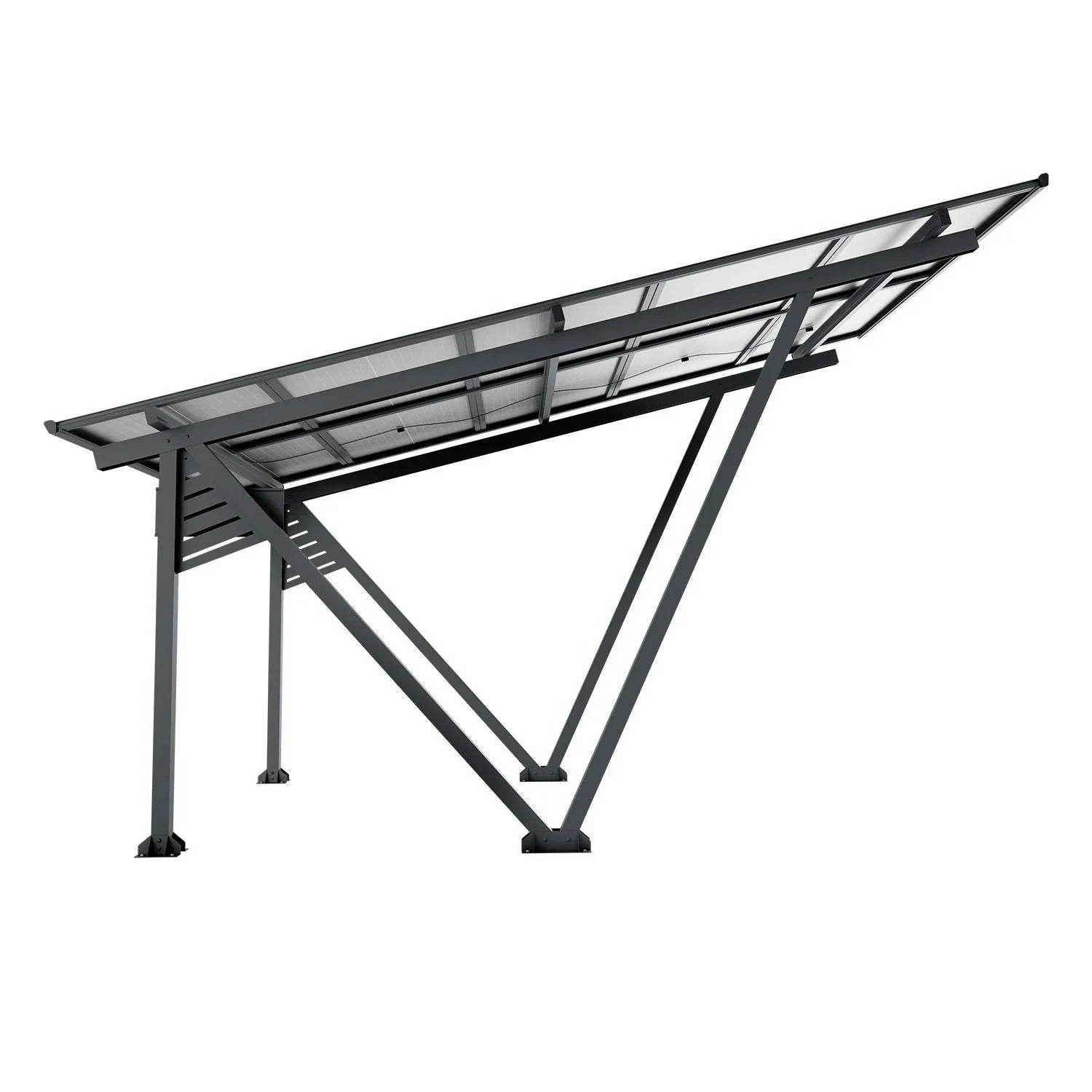2025 Estructura para cochera solar SunLuxe - 4100 vatios