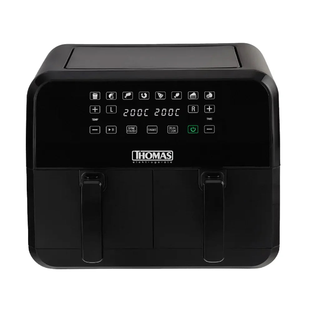 2025 Freidora de Aire con Dos Canastos TH-AF80DI 8 Lts Thomas