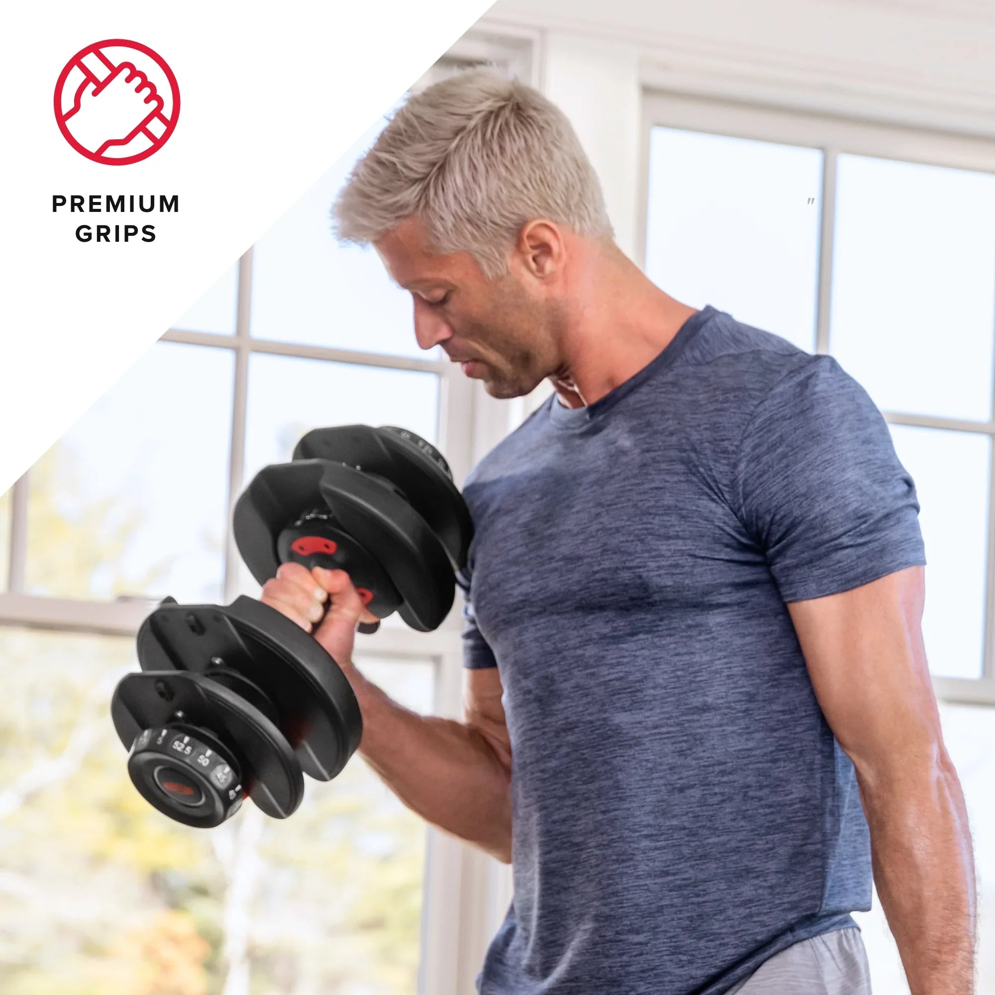 2025 Bowflex SelectTech 552 Mancuerna Ajustable Única