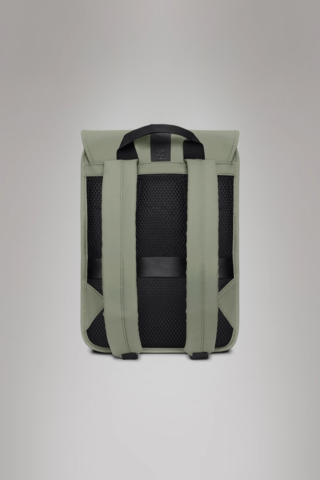 2025 Trail Backpack Mini – Mochila de Día Repelente al Agua (15") con Solapa y Hebilla de Goma – Tejido PU – Compartimento Acolchado para Portátil