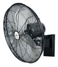 2025 Ventilador mural oscilante de alta velocidad iLIVING de 20" para exterior – 4750 CFM, motor resistente a condiciones extremas, velocidad variable, ideal para taller, garaje, veranda, uso comercial e industrial, 20 pulgadas, color negro